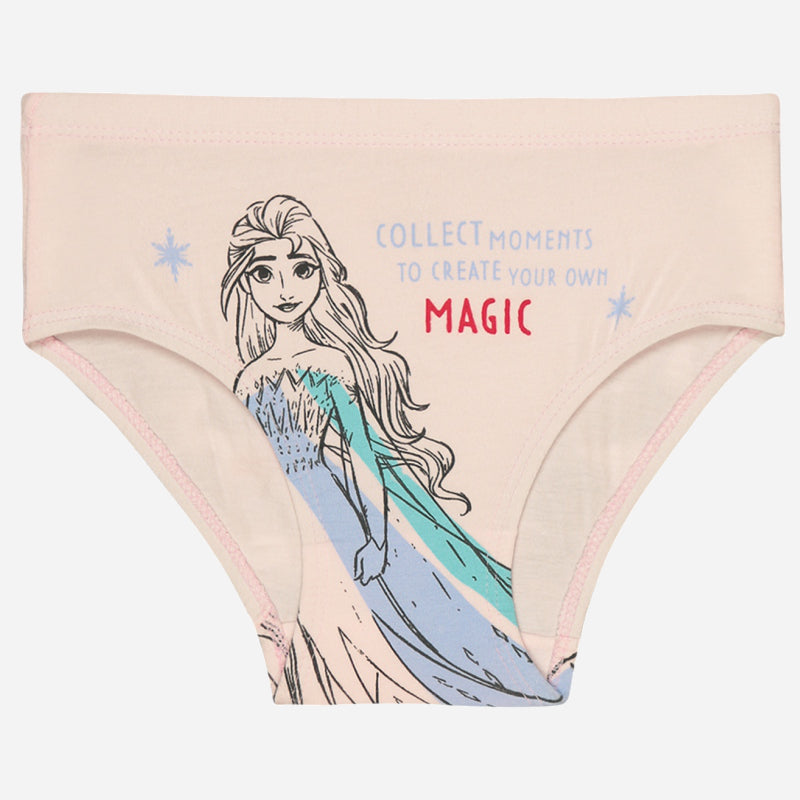 Girls Frozen Cotton Spandex Panty Inner Elastic Pack of 3 - Bodycare