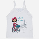 Bodycare Girls Vest Dori Neck Sleeveless Solid Pack Of 3