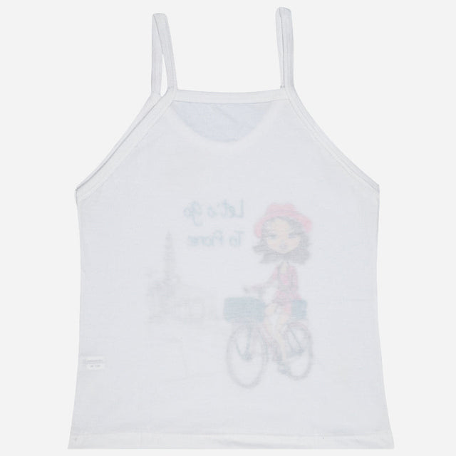 Girls Vest Dori Neck Sleeveless Pack of 3 - Bodycare