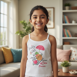 Bodycare Girls Cotton Vest Dori Neck Sleeveless Pack Of 6