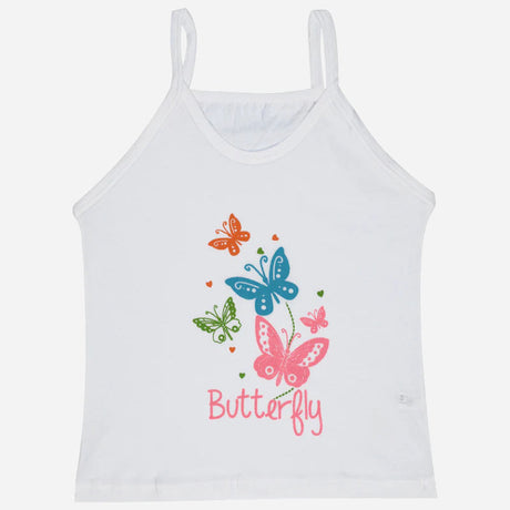 Girls Vest Dori Neck Sleeveless Pack of 6