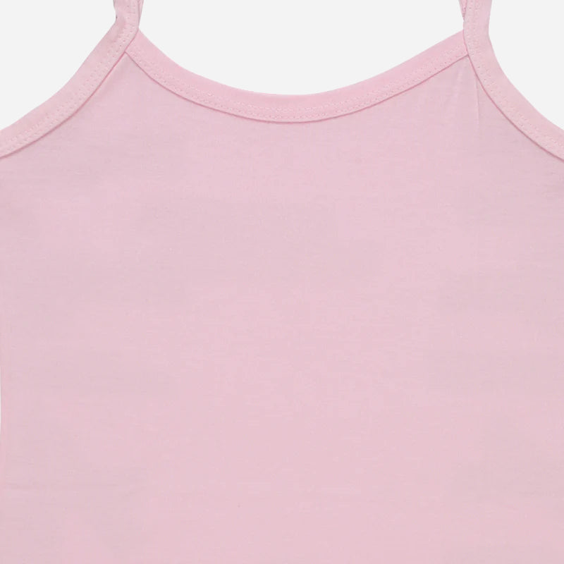 Bodycare Girls Vest Dori Neck Sleeveless Solid Pack Of 3