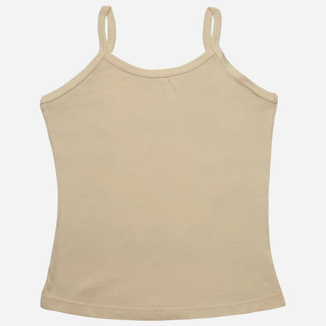 Bodycare Girls Vest Dori Neck Sleeveless Solid Pack Of 3