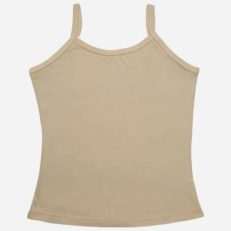 Bodycare Girls Vest Dori Neck Sleeveless Solid Pack Of 3