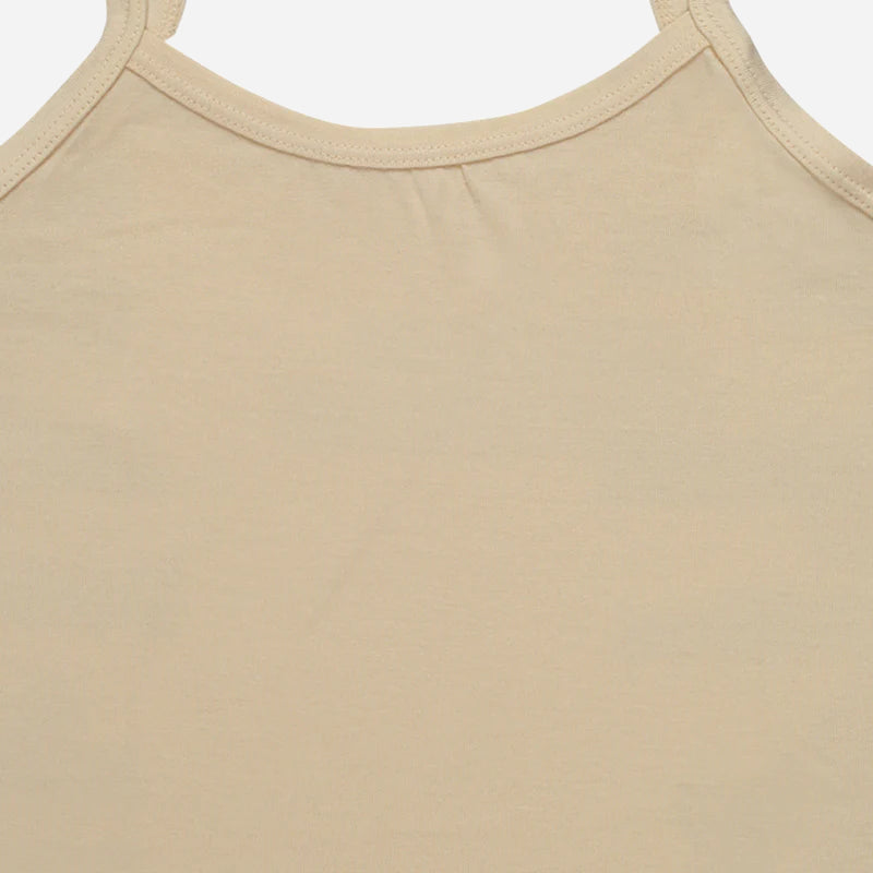 Bodycare Girls Vest Dori Neck Sleeveless Solid Pack Of 3