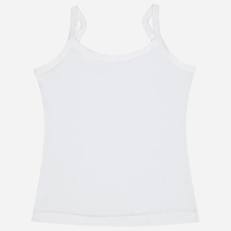 Bodycare Girls Vest Dori Neck Sleeveless Solid Pack Of 3