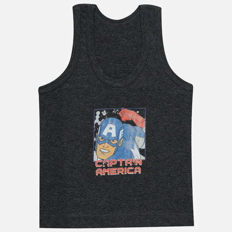 Bodycare Avengers Boys Vest Round Neck Sleeveless Solid Pack Of 5