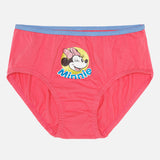 Girls Minnie & Friends 100% Cotton Panty Top Elastic Pack of 3 - Bodycare