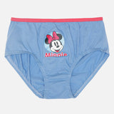 Girls Minnie & Friends 100% Cotton Panty Top Elastic Pack of 3 - Bodycare