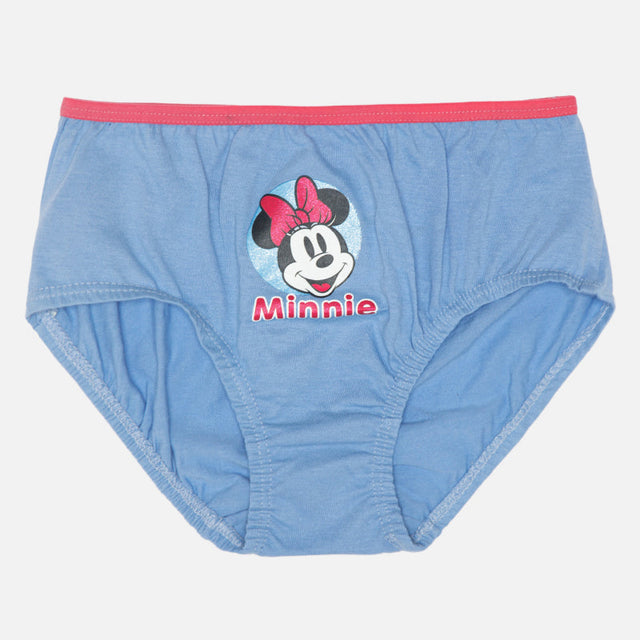 Girls Minnie & Friends 100% Cotton Panty Top Elastic Pack of 3 - Bodycare