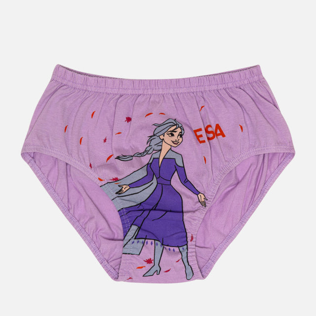 Girls Frozen Cotton Panty Inner Elastic Pack of 3 - Bodycare