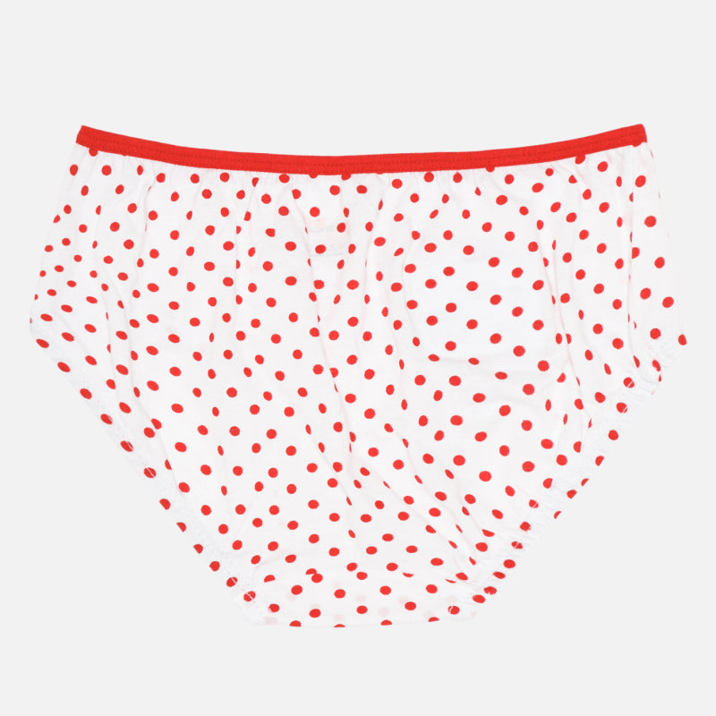 Girls Minnie & Friends 100% Cotton Panty Top Elastic Pack of 3 - Bodycare