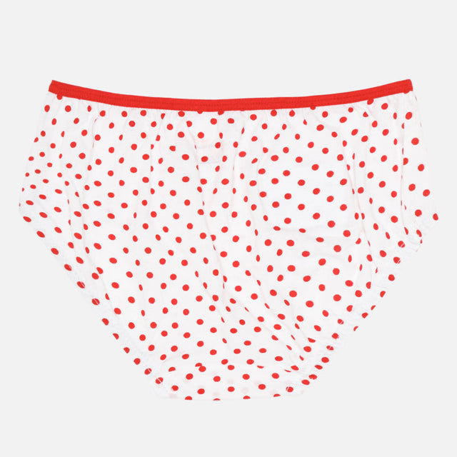 Girls Minnie & Friends 100% Cotton Panty Top Elastic Pack of 3 - Bodycare