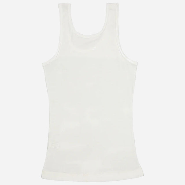 Girls Cotton Rib Vest Round Neck Sleeveless Pack of 4 - Bodycare