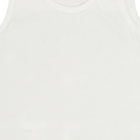 Girls Cotton Rib Vest Round Neck Sleeveless Pack of 4