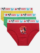 Boys Mickey & Friends Brief Top Elastic Pack of 3 - Bodycare