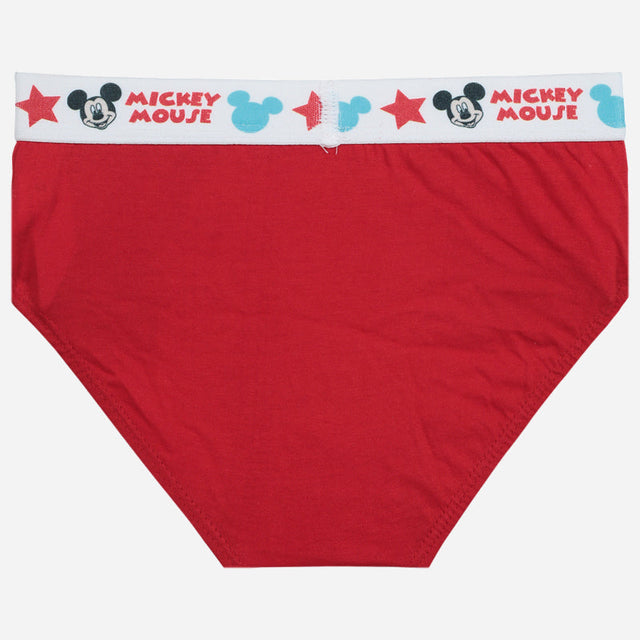 Boys Mickey & Friends Brief Top Elastic Pack of 3 - Bodycare