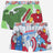 Kids boxer briefs multipack with Avengers superhero print, Hulk, Iron Man, Thor, Captain America.