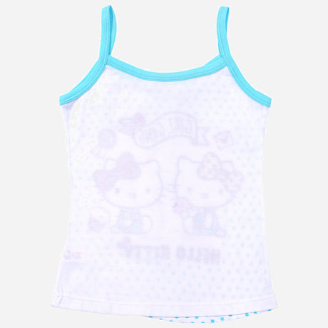 Bodycare Girls Hello Kitty Printed Vest Pack Of 4