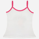 Bodycare Minnie & Friends Girls Cotton Vest Dori Neck Sleeveless Solid Pack Of 3