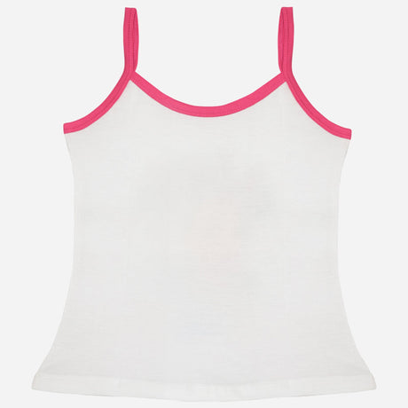 Bodycare Minnie & Friends Girls Cotton Vest Dori Neck Sleeveless Solid Pack Of 3