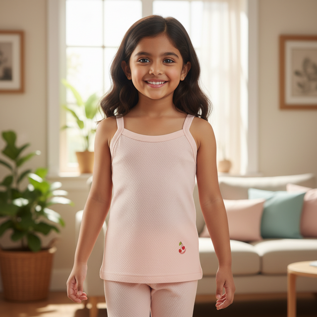 Girls Vest Dori Neck Pack of 3 - Bodycare