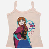 Girls Frozen Vest Dori Neck Sleeveless Pack of 3 - Bodycare