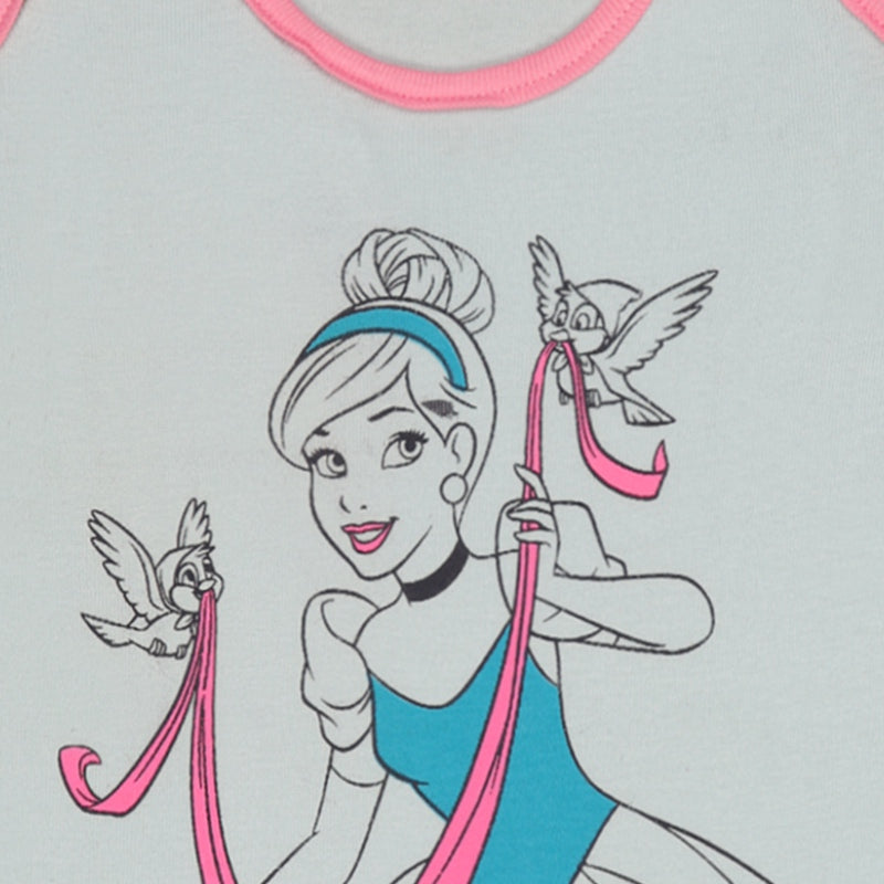 Bodycare Girls Round Neck Sleeveless Printed Vest Pack Of 6