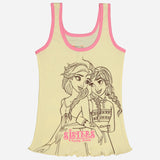 Bodycare Girls Round Neck Sleeveless Printed Vest Pack Of 6