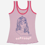 Bodycare Girls Round Neck Sleeveless Printed Vest Pack Of 6