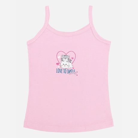 Bodycare Girls Vest Dori Neck|Regular Fit | Sleeveless |Solid Assorted Pack Of 3