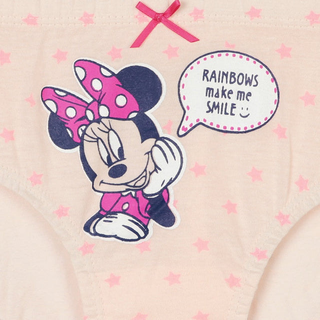 Girls Minnie & Friends Panty Inner Elastic Pack of 5 - Bodycare