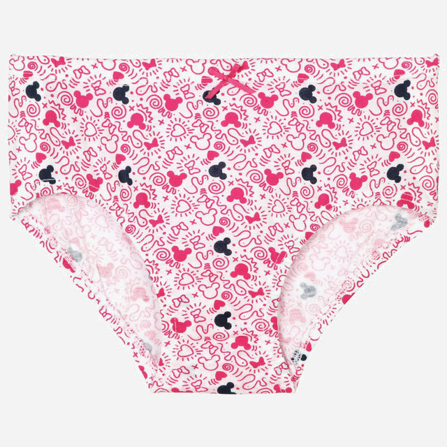 Girls Minnie & Friends Panty Inner Elastic Pack of 5 - Bodycare