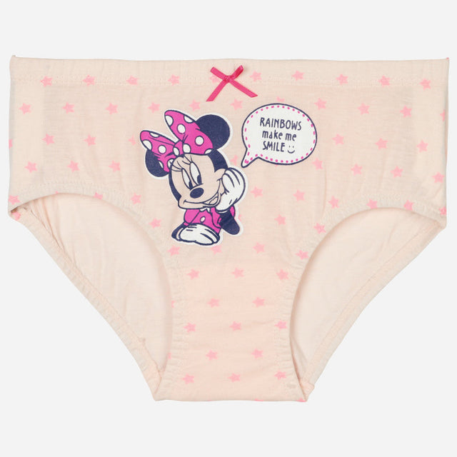 Girls Minnie & Friends Panty Inner Elastic Pack of 5 - Bodycare