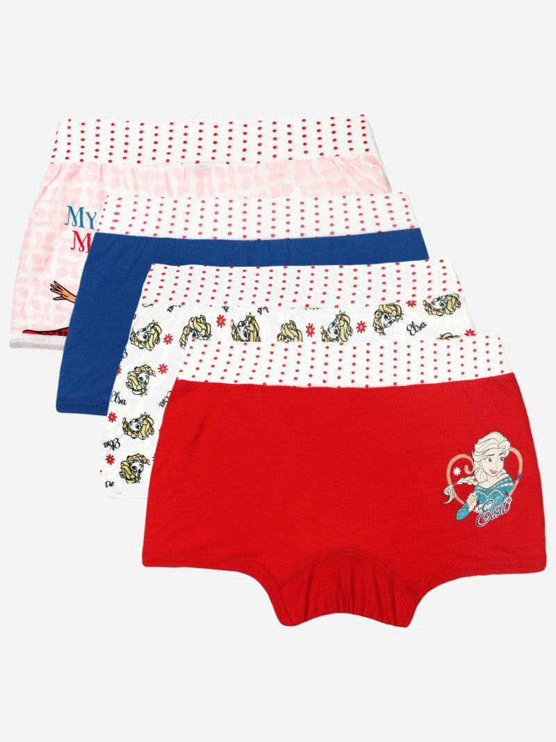 Bodycare Frozen Girls Boyshorts Solid Pack Of 4