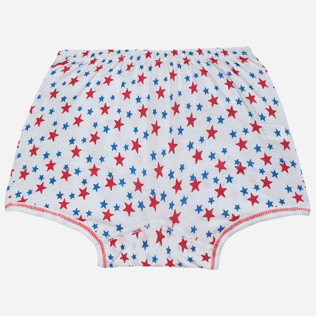 Girls 100% Cotton Boyshorts Inner Elastic Pack of 4 - Bodycare