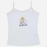 Bodycare Princess Girls Vest Round Neck Sleeveless Solid Pack Of 3