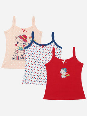 Girls Vest Sleeveless Pack of 3 - Bodycare