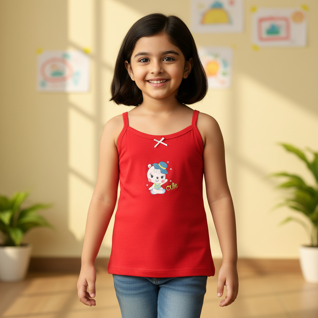 Girls Vest Sleeveless Pack of 3 - Bodycare