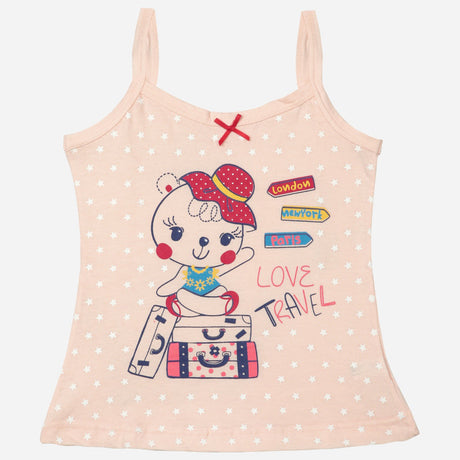 Girls Vest Sleeveless Pack of 3