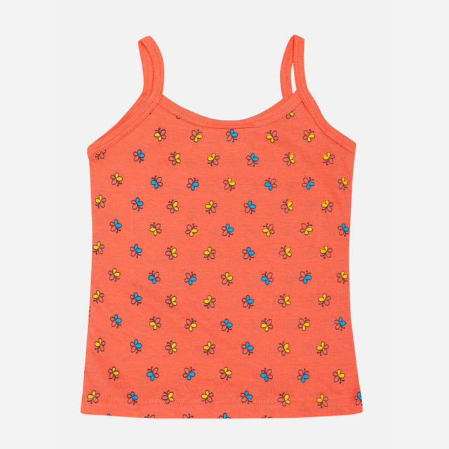 Girls 100% Cotton Vest Round Neck Dori Neck Pack of 2 - Bodycare