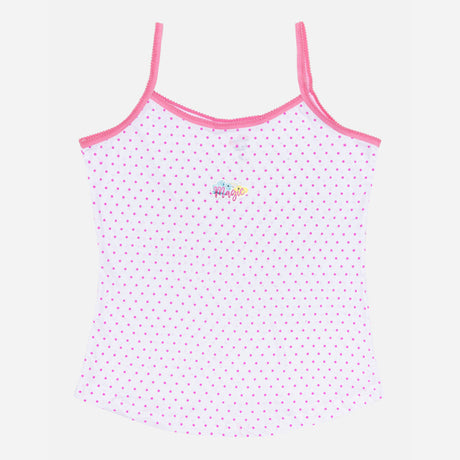 Girls 100% Cotton Vest Round Neck Dori Neck Pack of 2 - Bodycare