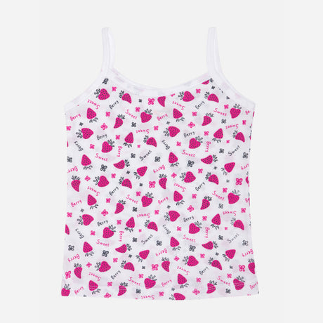 Girls 100% Cotton Vest Round Neck Dori Neck Pack of 2 - Bodycare