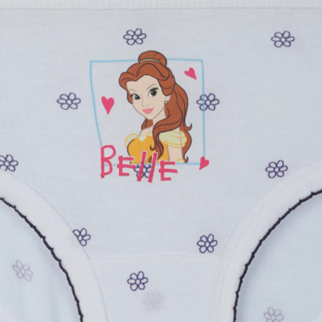 Girls Princess 100% Cotton Panty Pack of 3 - Bodycare
