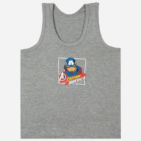 Bodycare Avengers Boys Vest Round Neck Sleeveless Solid Pack Of 3
