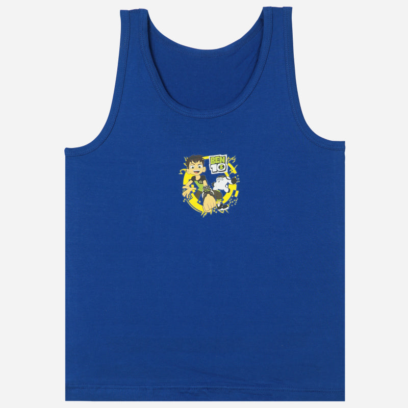Bodycare Benten Boys Vest Round Neck Sleeveless Solid Pack Of 3