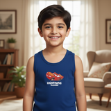 Bodycare Cars Boys Vest Round Neck Sleeveless Solid Pack Of 3