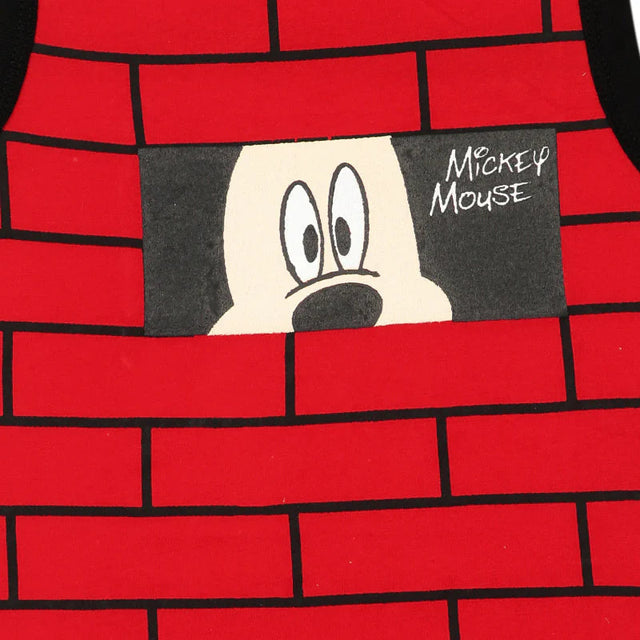 Boys Mickey & Friends Vest Round Neck Sleeveless Pack of 3 - Bodycare