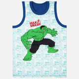 Bodycare Avengers Boys Vest Round Neck Sleeveless Solid Pack Of 3