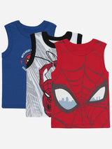 Bodycare Spiderman Boys Vest Pack Of 3